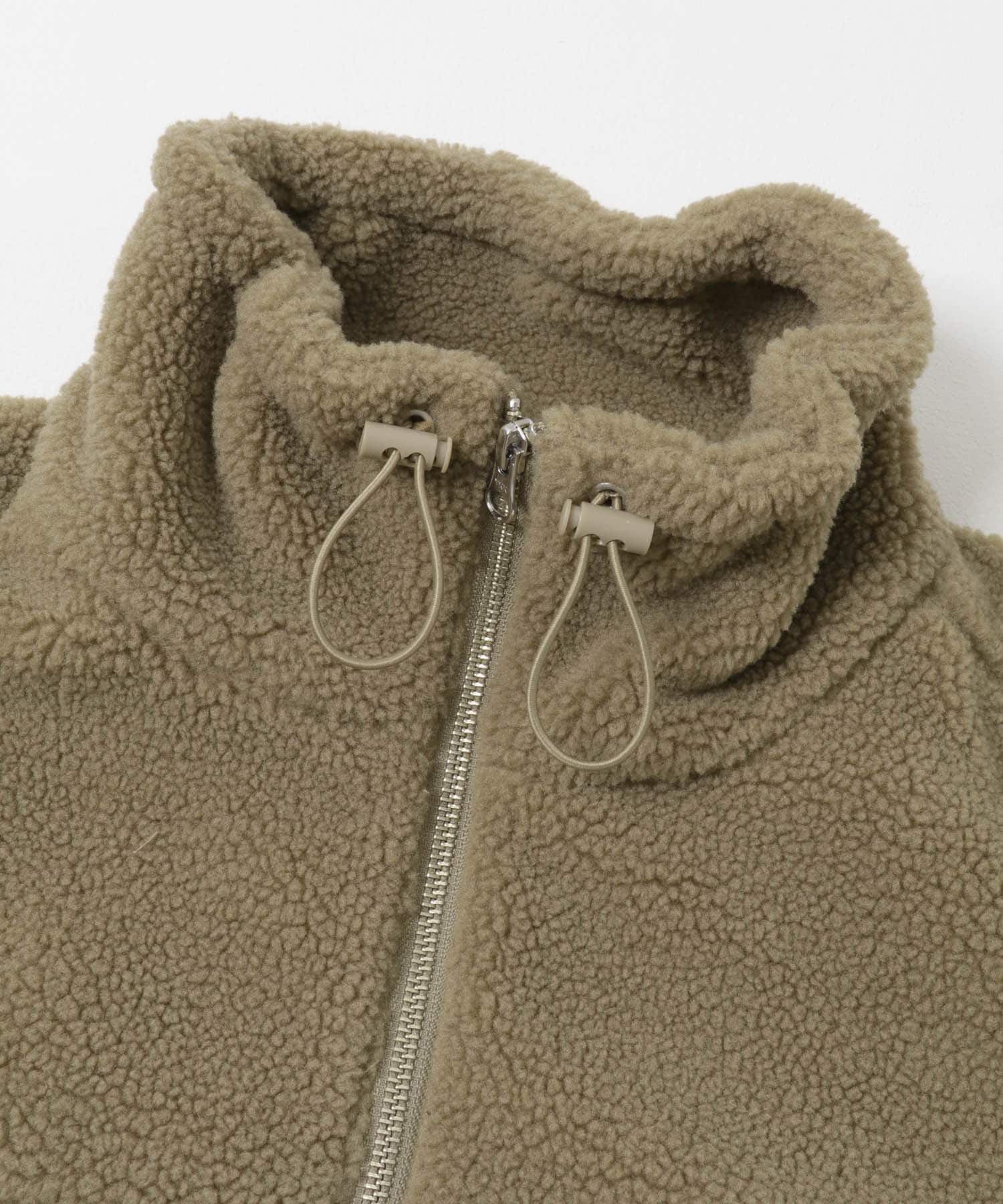 URBAN RESEARCH DOORS「FORK&SPOON　スタンドカラーボアブルゾン」|ブルゾン・スタジャン|