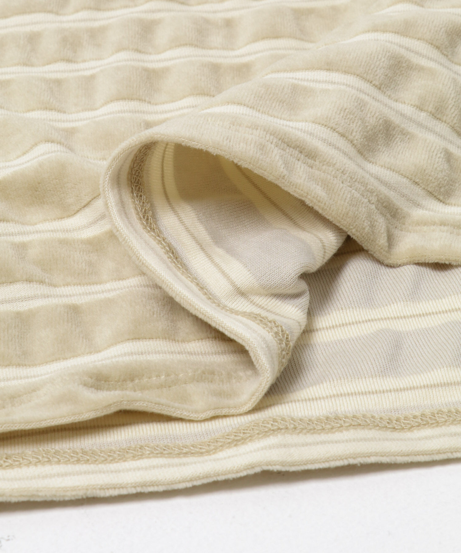 URBAN RESEARCH「ベロアボーダーカットソー」|Tシャツ・カットソー|