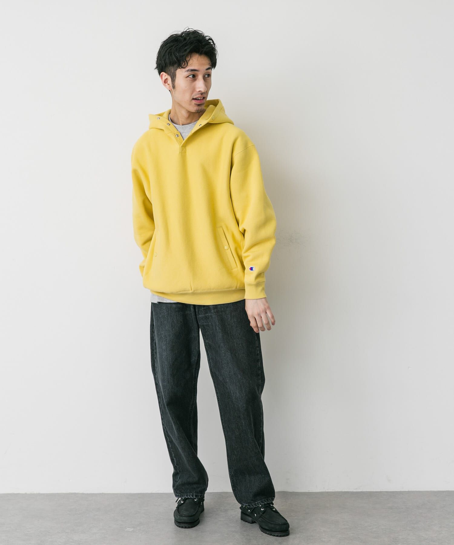 URBAN RESEARCH DOORS「『別注』Champion&times;DOORS　RW HALF SNAP PARKA」|パーカー|