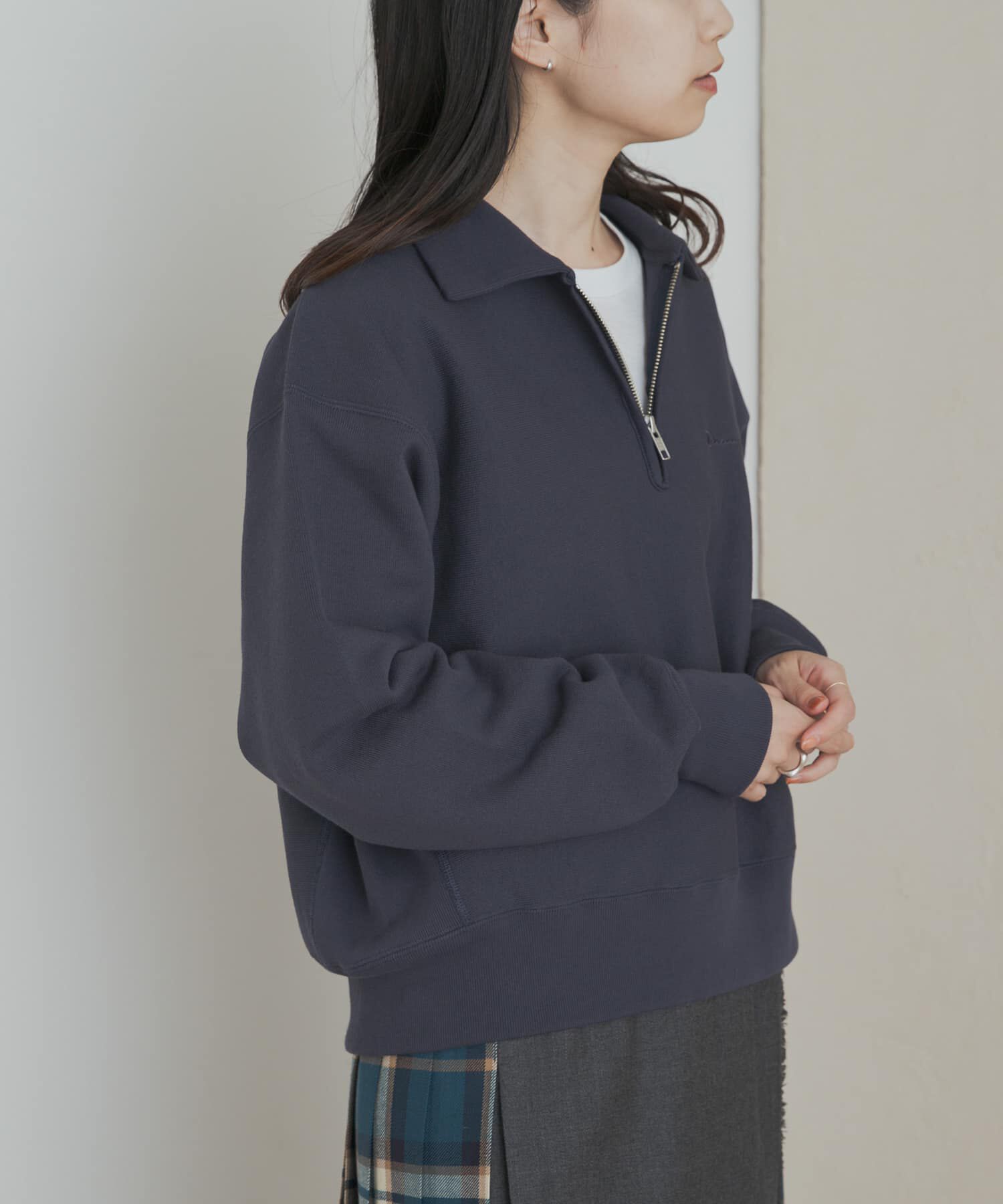 URBAN RESEARCH DOORS「『別注』Champion&times;DOORS　Half Zip Sweatshirts」|スウェット・ジャージ|