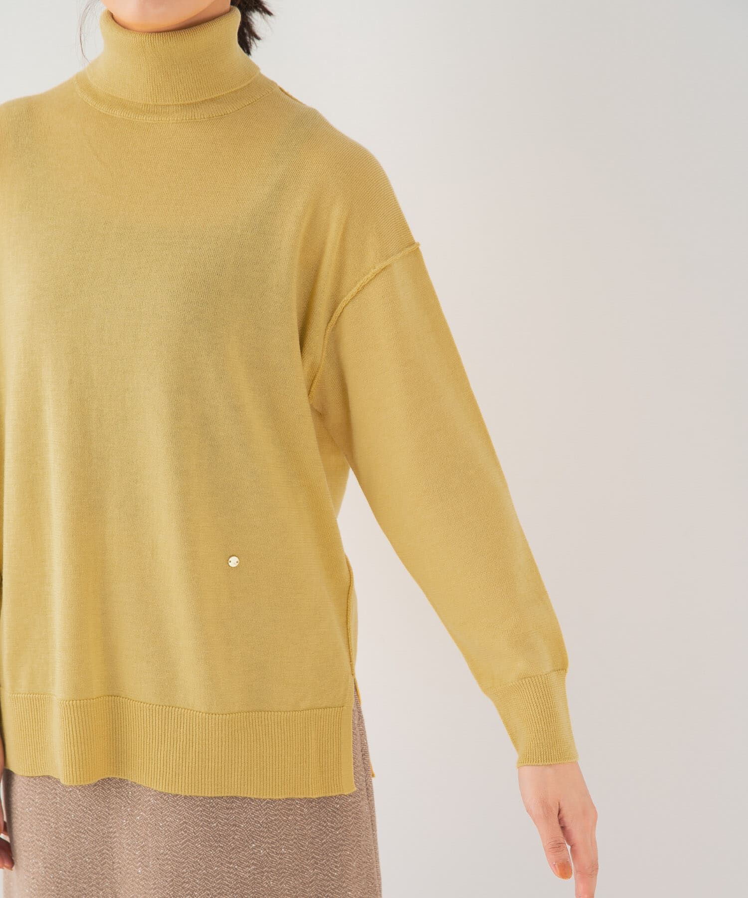 URBAN RESEARCH ROSSO「F by ROSSO　ウォッシャブル抗ピルタートルニット」|ニット・セーター|