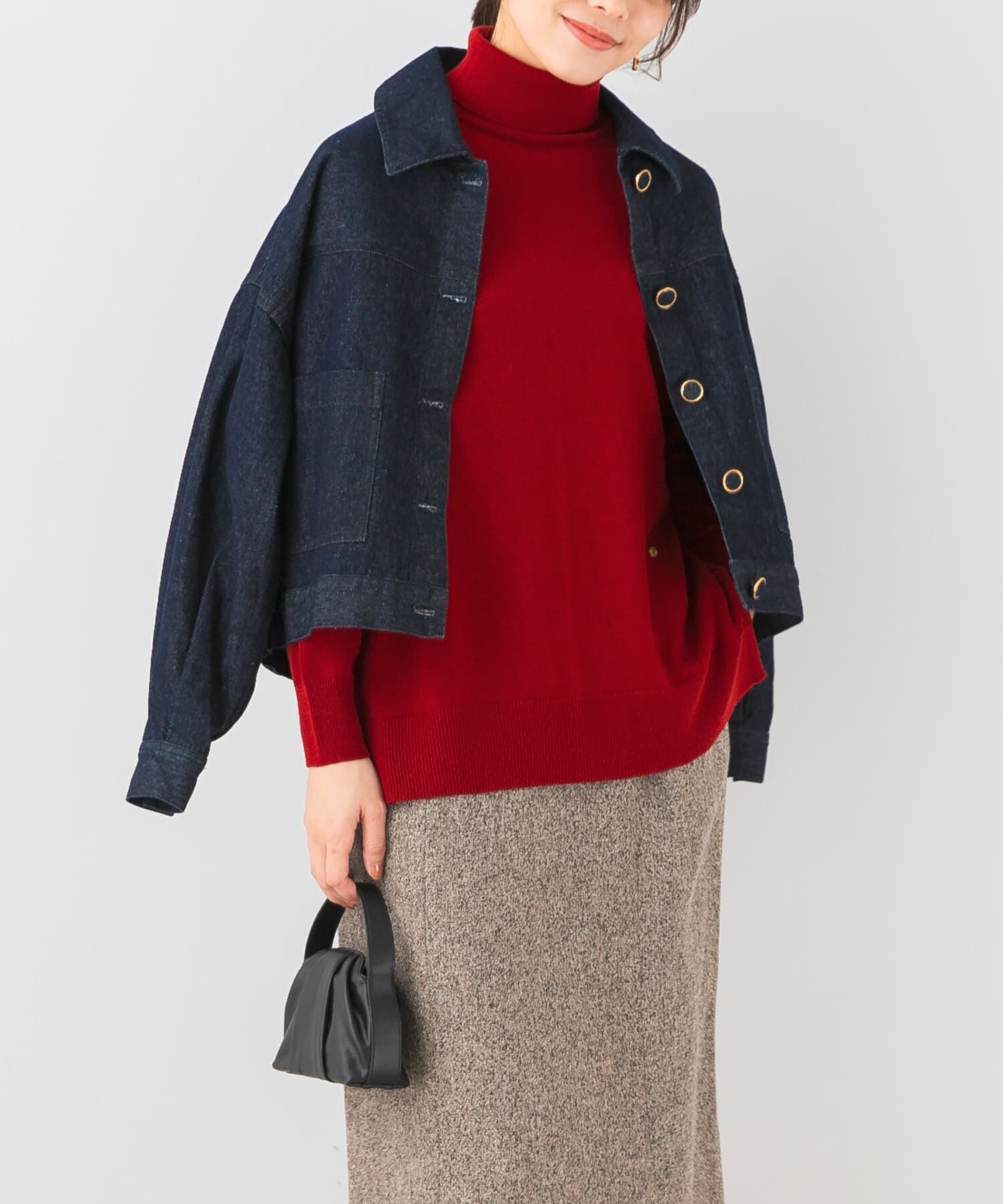 URBAN RESEARCH ROSSO「F by ROSSO　ウォッシャブル抗ピルタートルニット」|ニット・セーター|