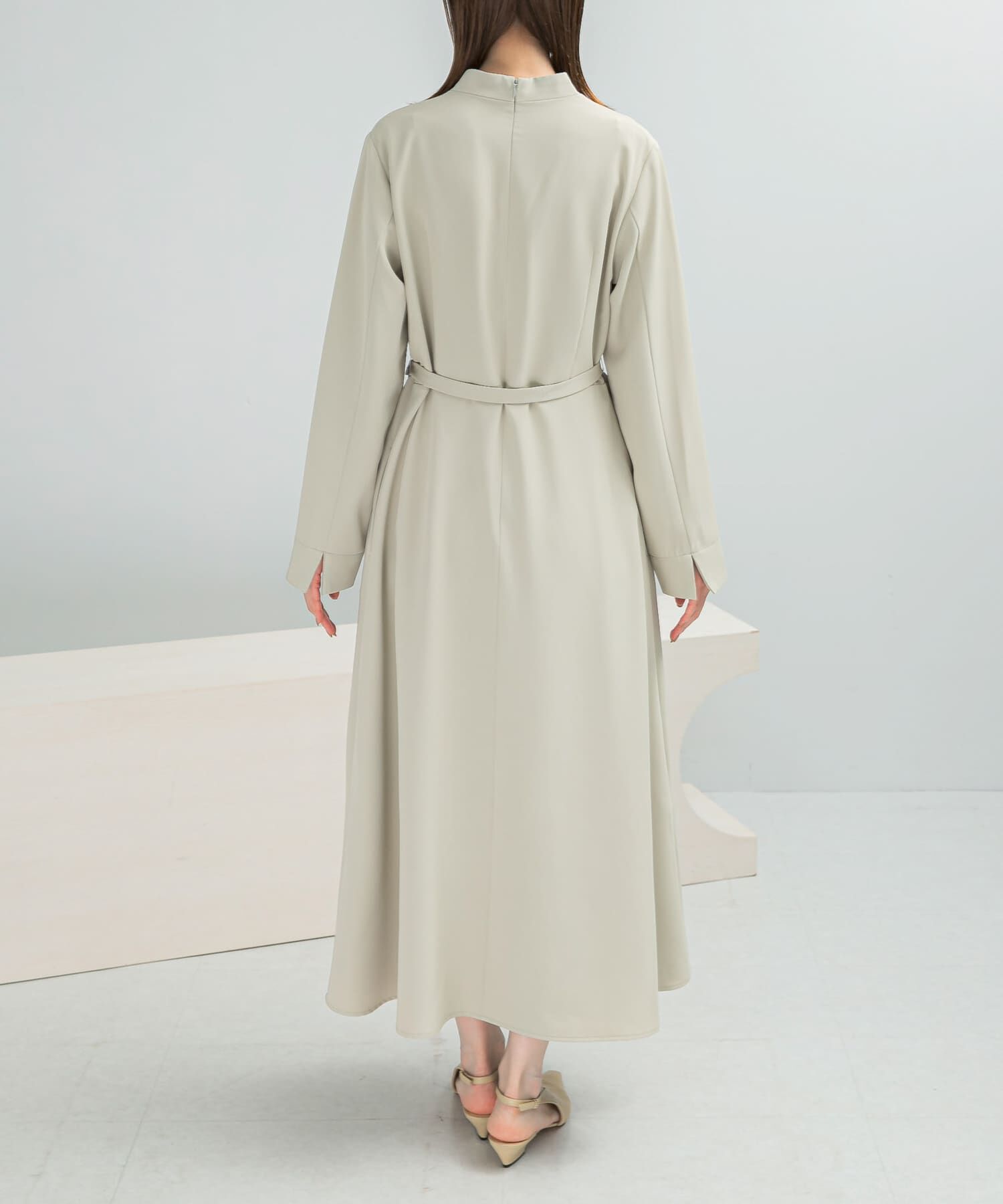 URBAN RESEARCH ROSSO「ベルトデザインカシュクールワンピース」|ワンピース|