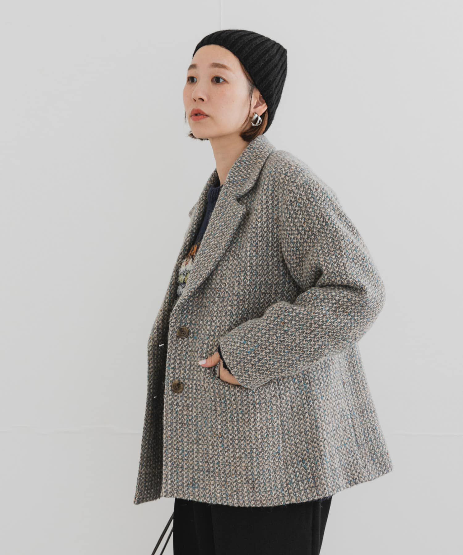 URBAN RESEARCH ROSSO「F by ROSSO　『UR TECH』ミックスツイードジャコット」|その他|