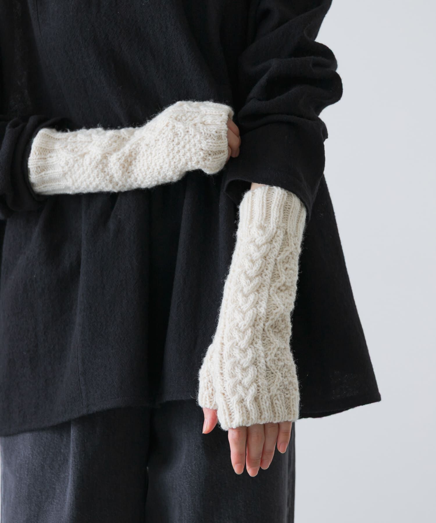 かぐれ「ペルーアランロンググローブ」|手袋|