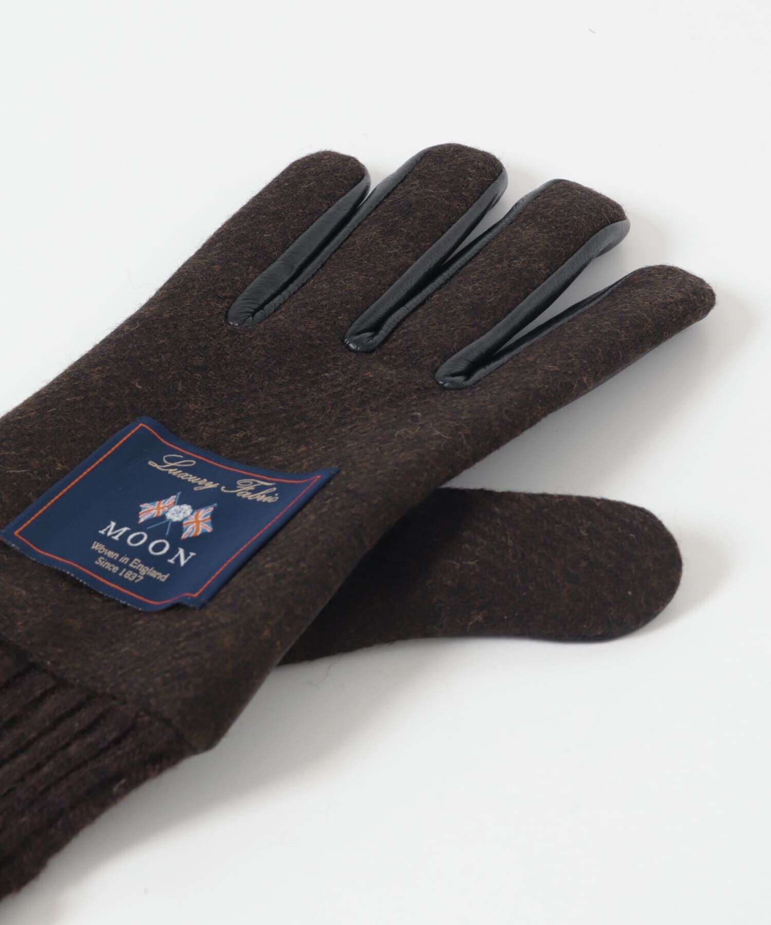 URBAN RESEARCH DOORS「MOONツイードレザーグローブ」|手袋|