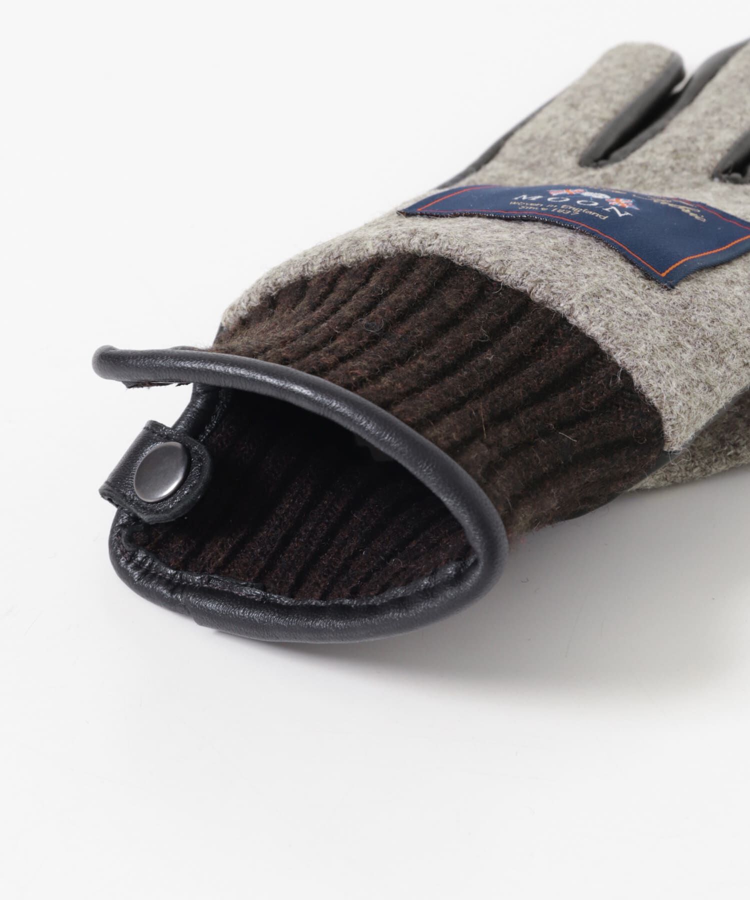 URBAN RESEARCH DOORS「MOONツイードレザーグローブ」|手袋|