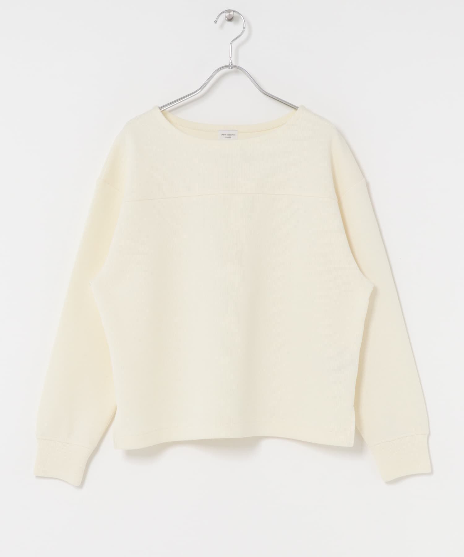 URBAN RESEARCH DOORS「『UR TECH』ボートネックプルオーバー」|Tシャツ・カットソー|