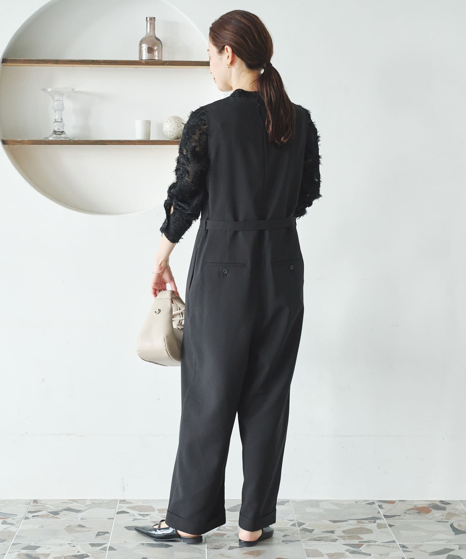 URBAN RESEARCH「『2サイズ展開』ベルト付きオールインワン」|オールインワン|