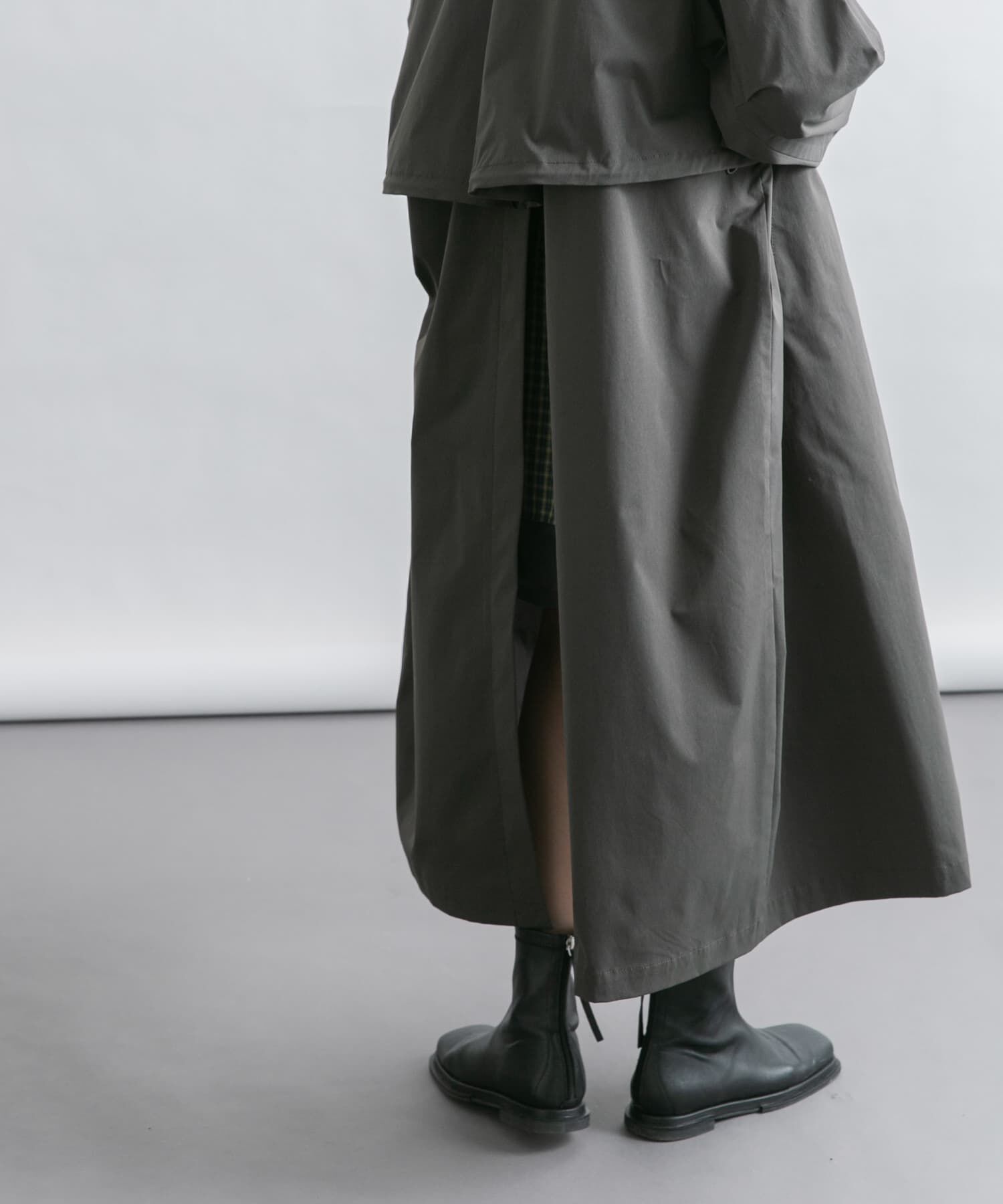  「BACKスリットステンカラーコート」|ステンカラーコート|