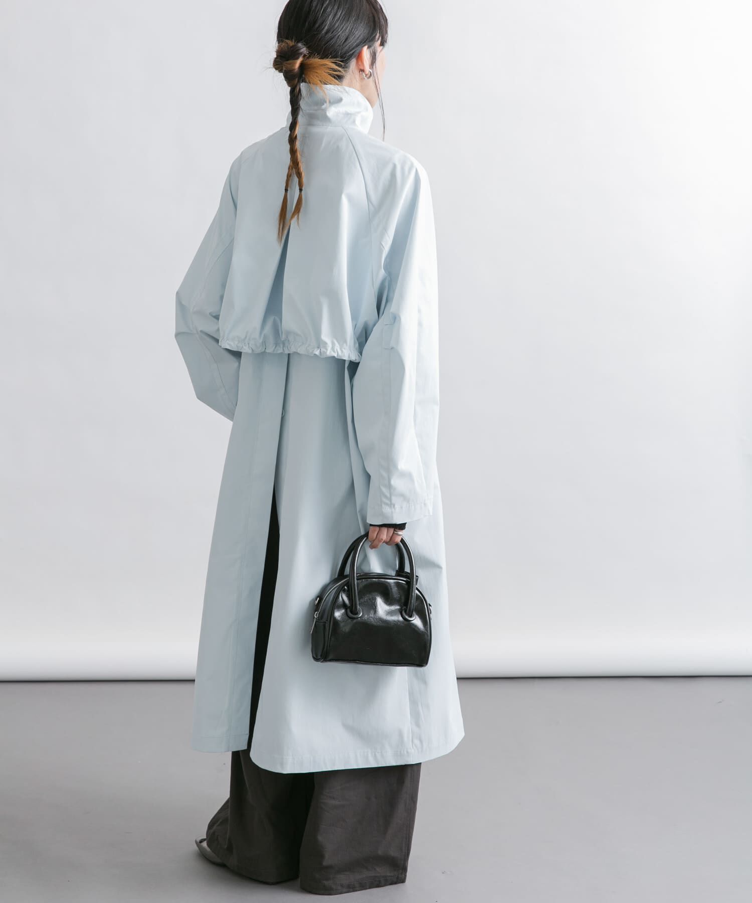  「BACKスリットステンカラーコート」|ステンカラーコート|