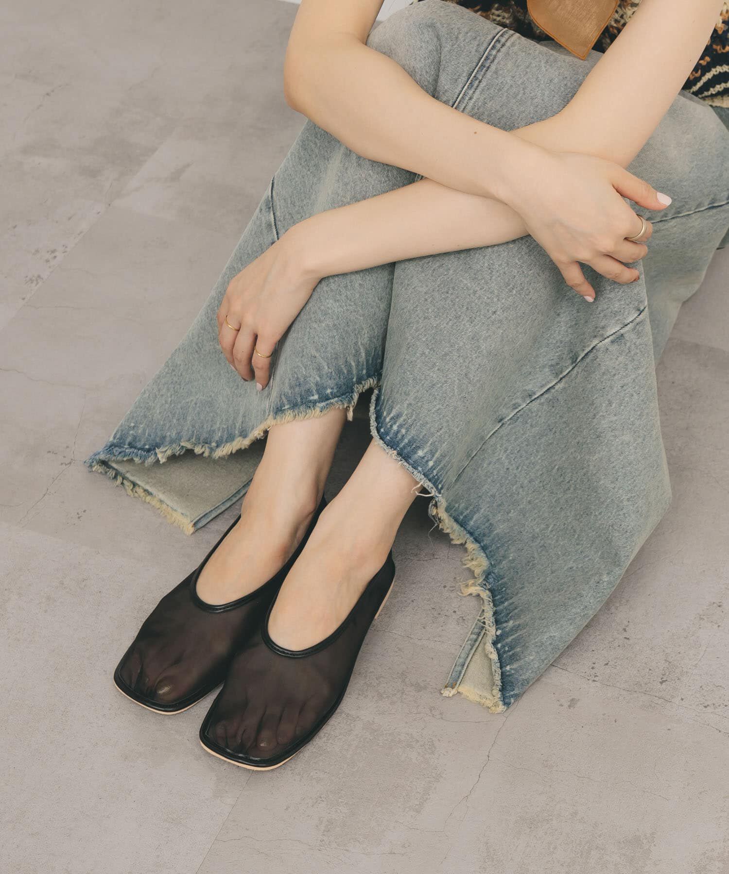  「ギャザートゥメッシュシューズ」|その他|