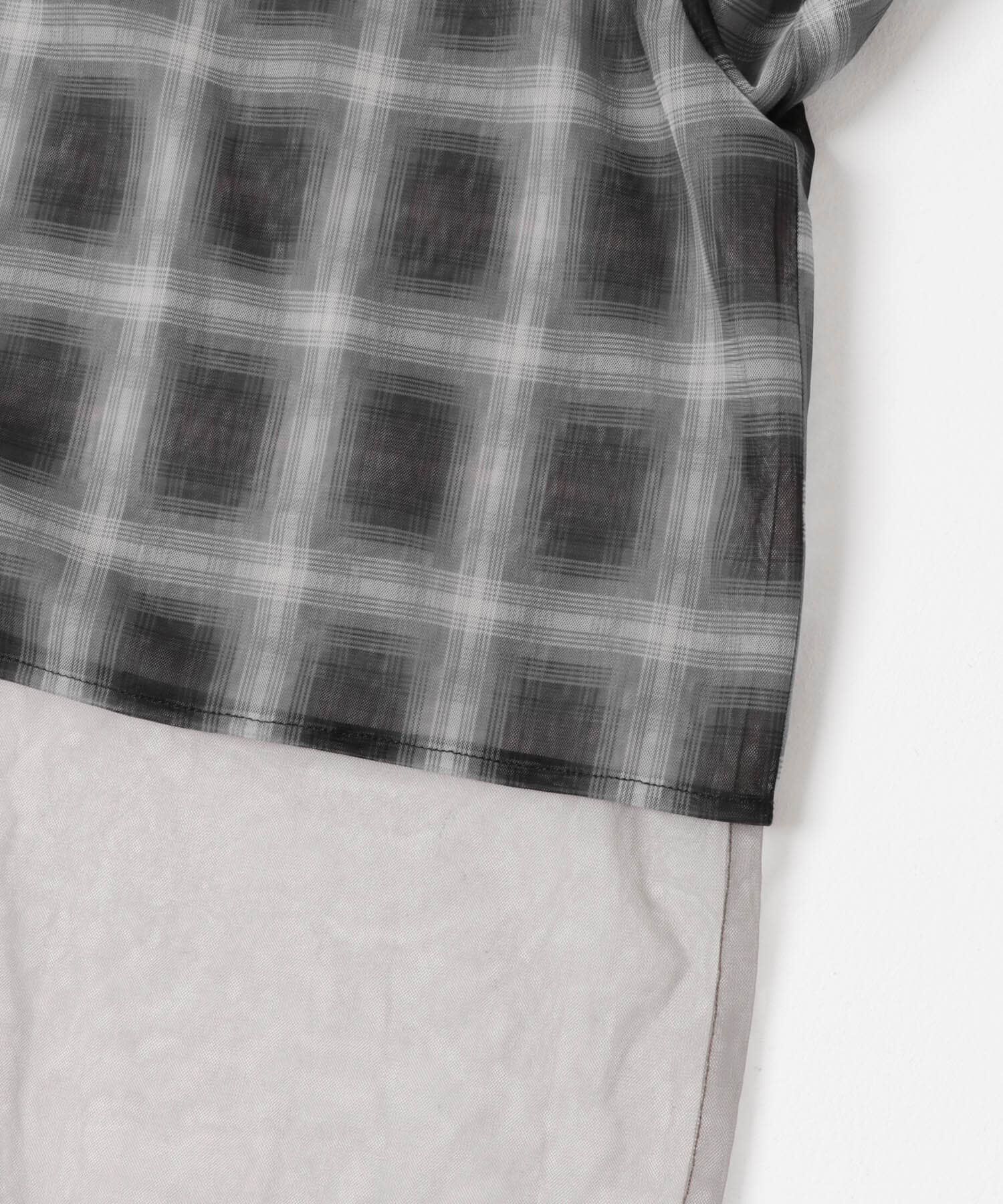  「チュールレイヤードシャツ」|シャツ・ブラウス|