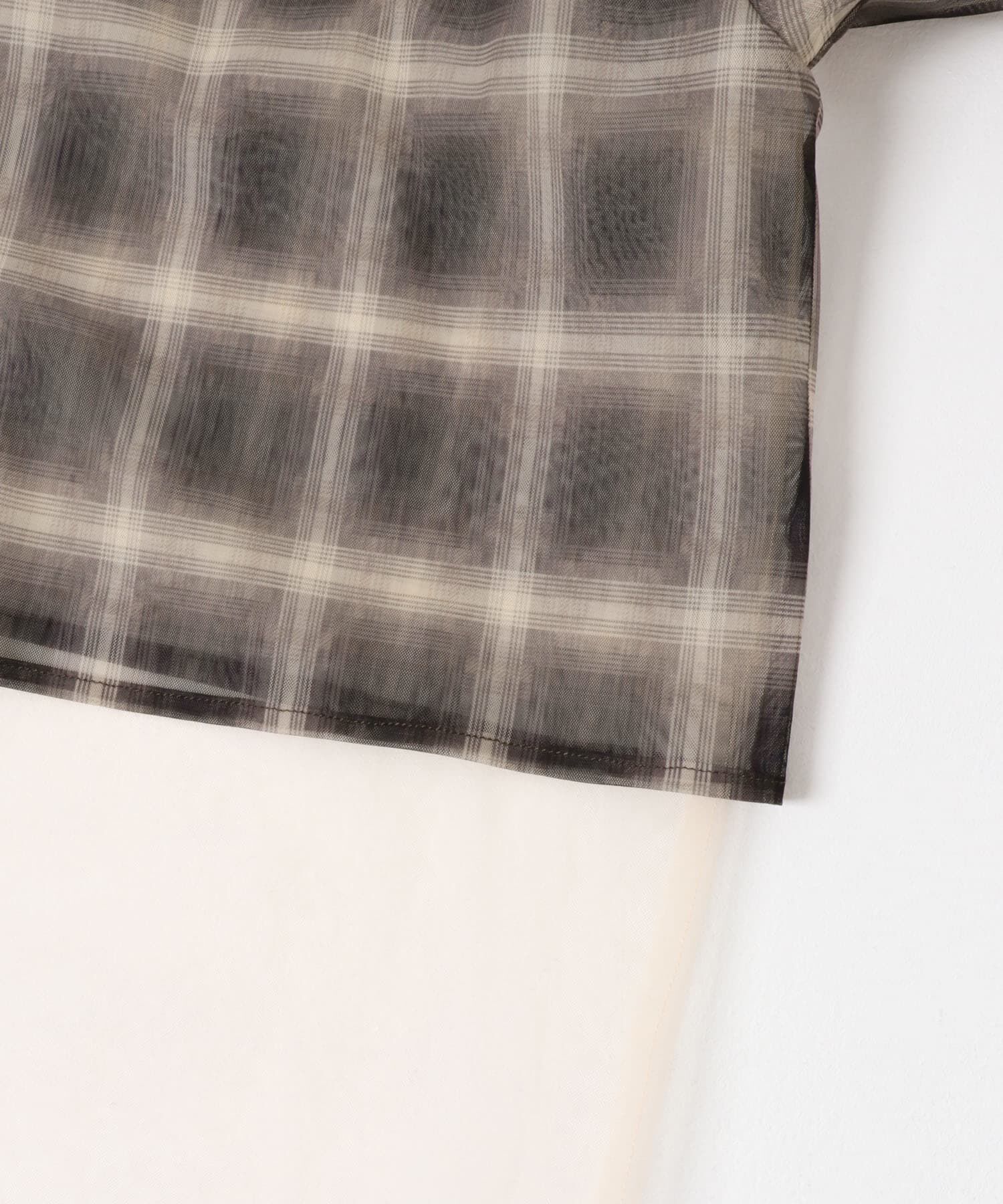  「チュールレイヤードシャツ」|シャツ・ブラウス|