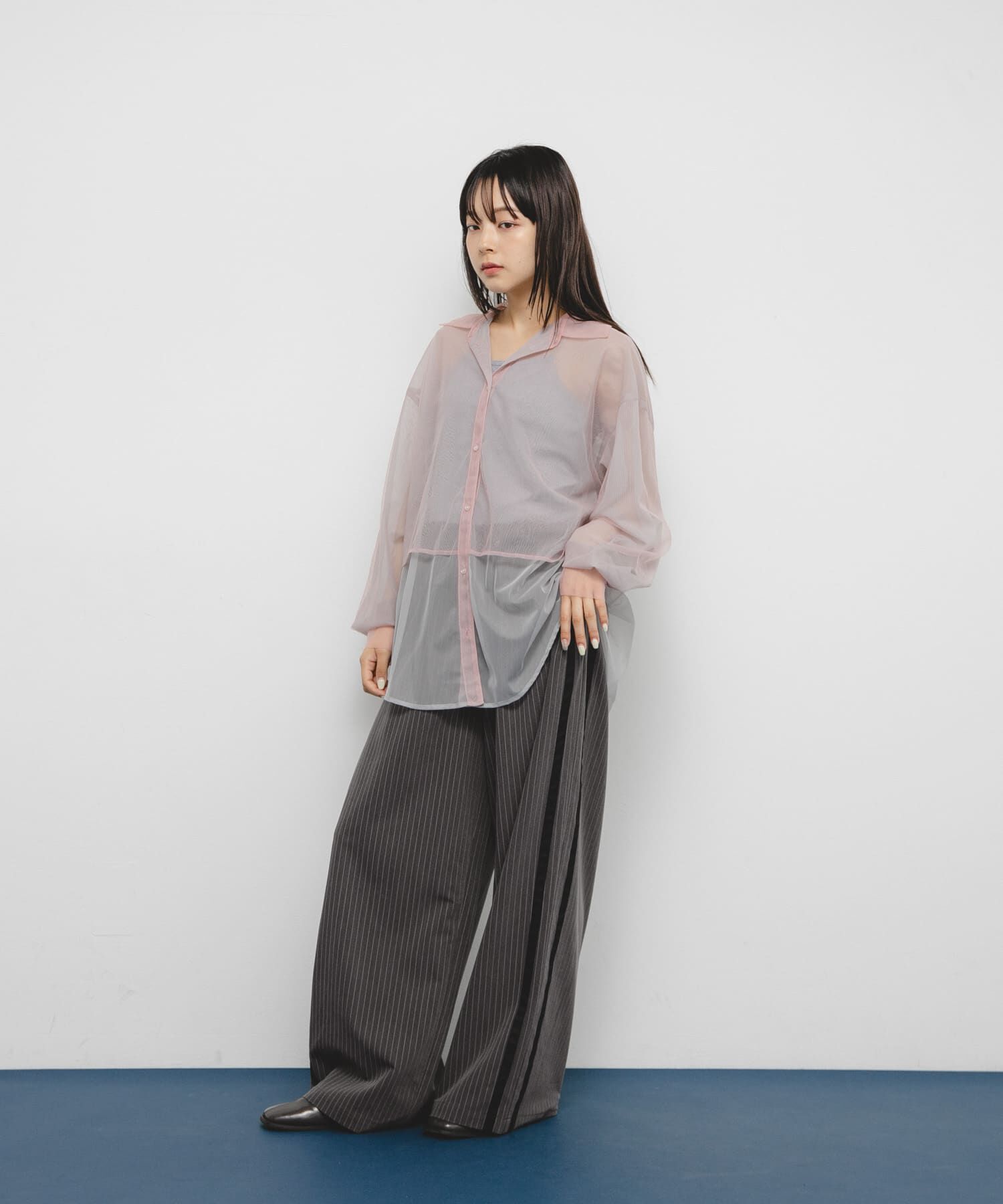  「チュールレイヤードシャツ」|シャツ・ブラウス|