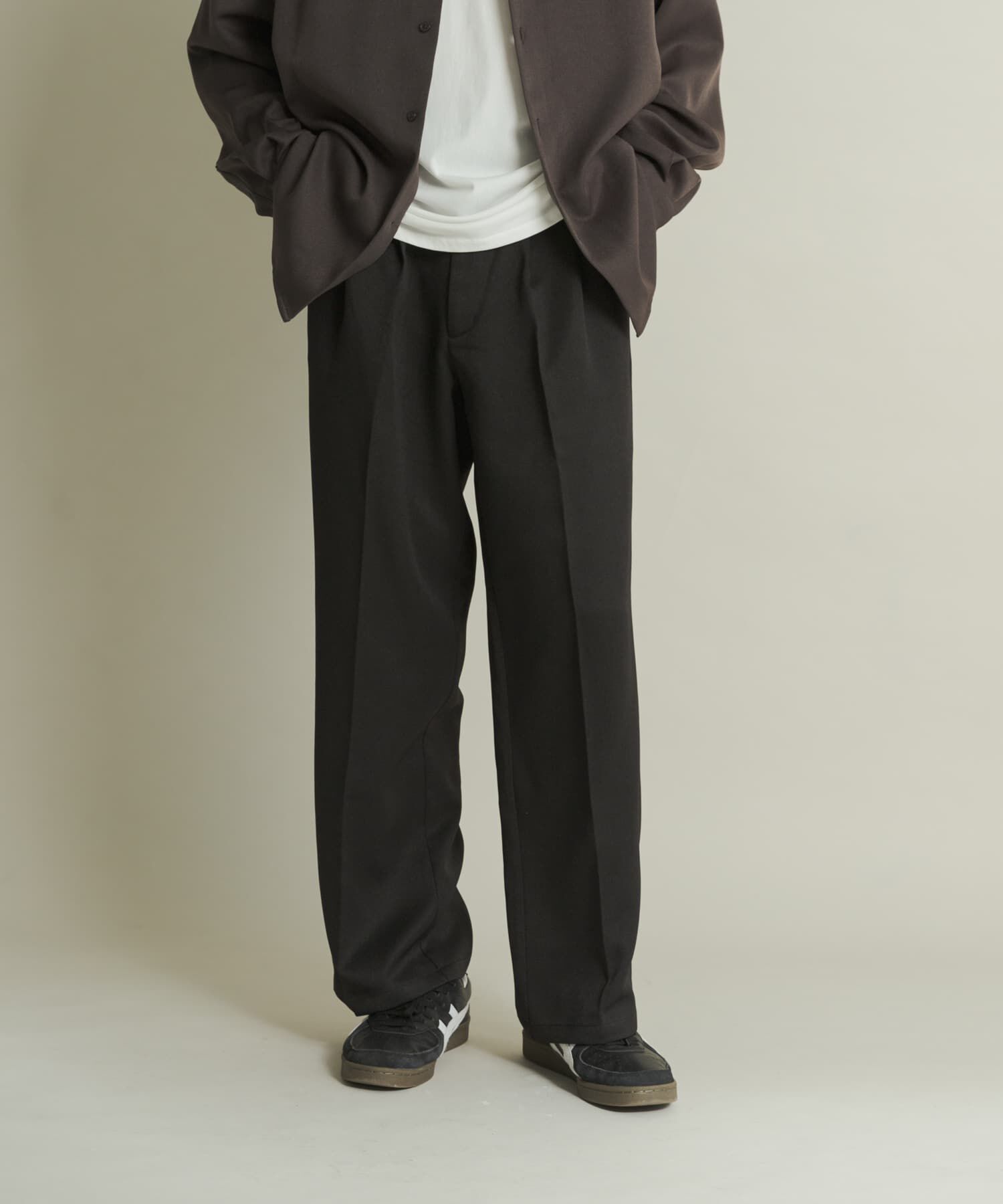 SENSE OF PLACE by URBAN RESEARCH「ウールライクダブルタックワイドパンツ」|その他|