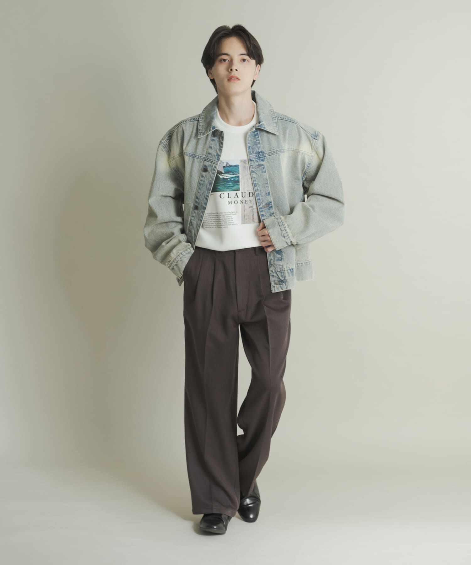 SENSE OF PLACE by URBAN RESEARCH「ウールライクダブルタックワイドパンツ」|その他|