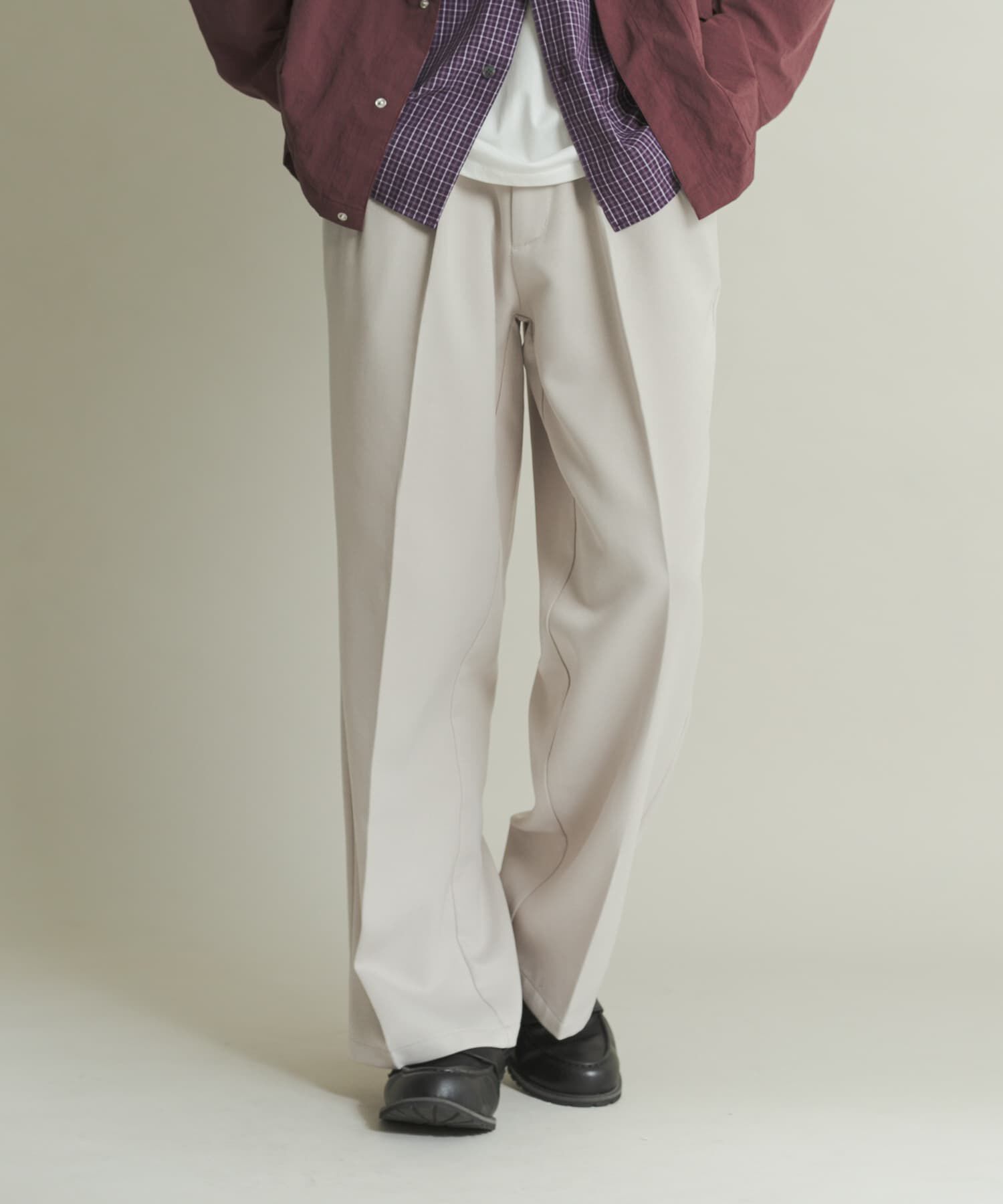 SENSE OF PLACE by URBAN RESEARCH「ウールライクダブルタックワイドパンツ」|その他|