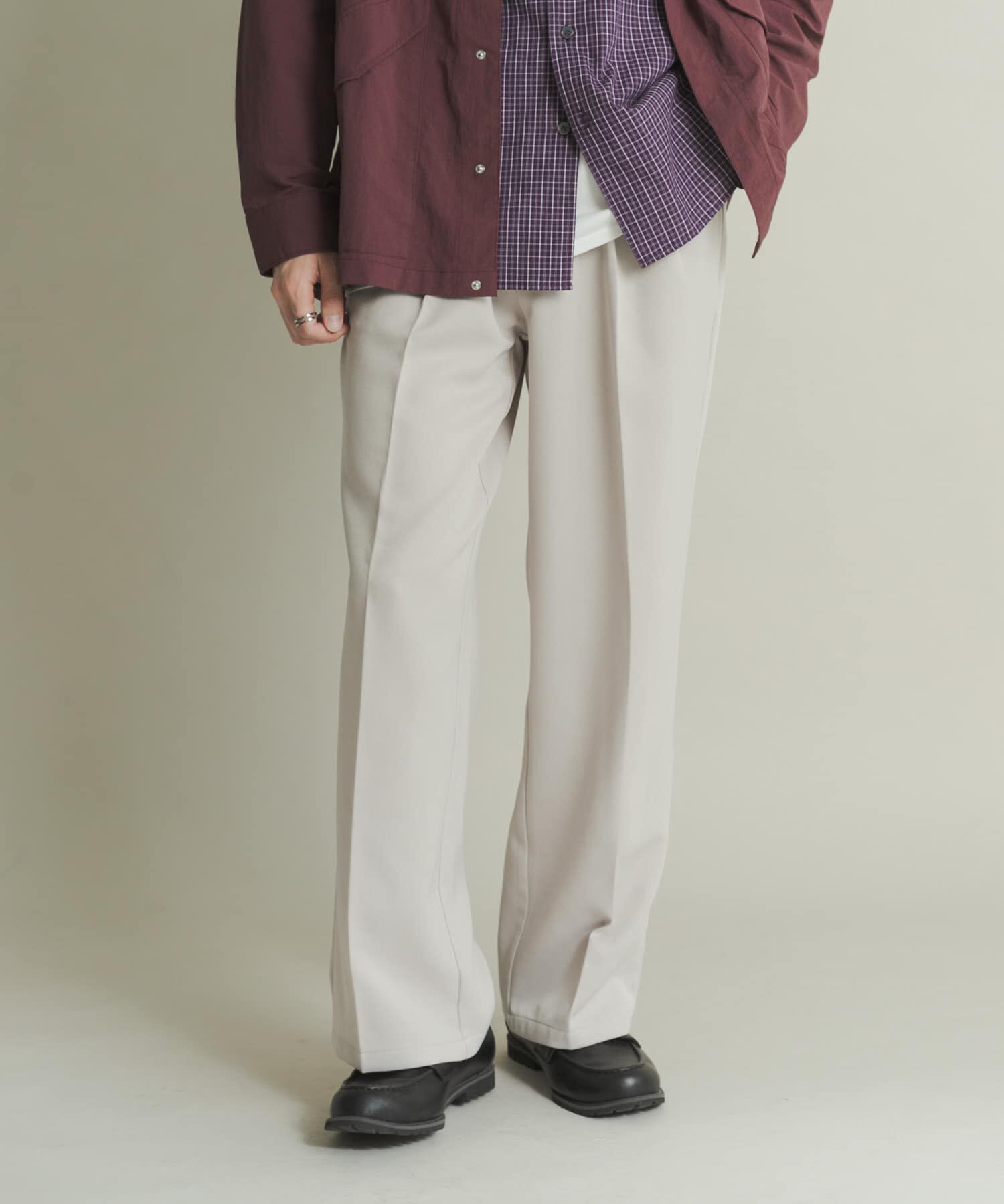 SENSE OF PLACE by URBAN RESEARCH「ウールライクダブルタックワイドパンツ」|その他|