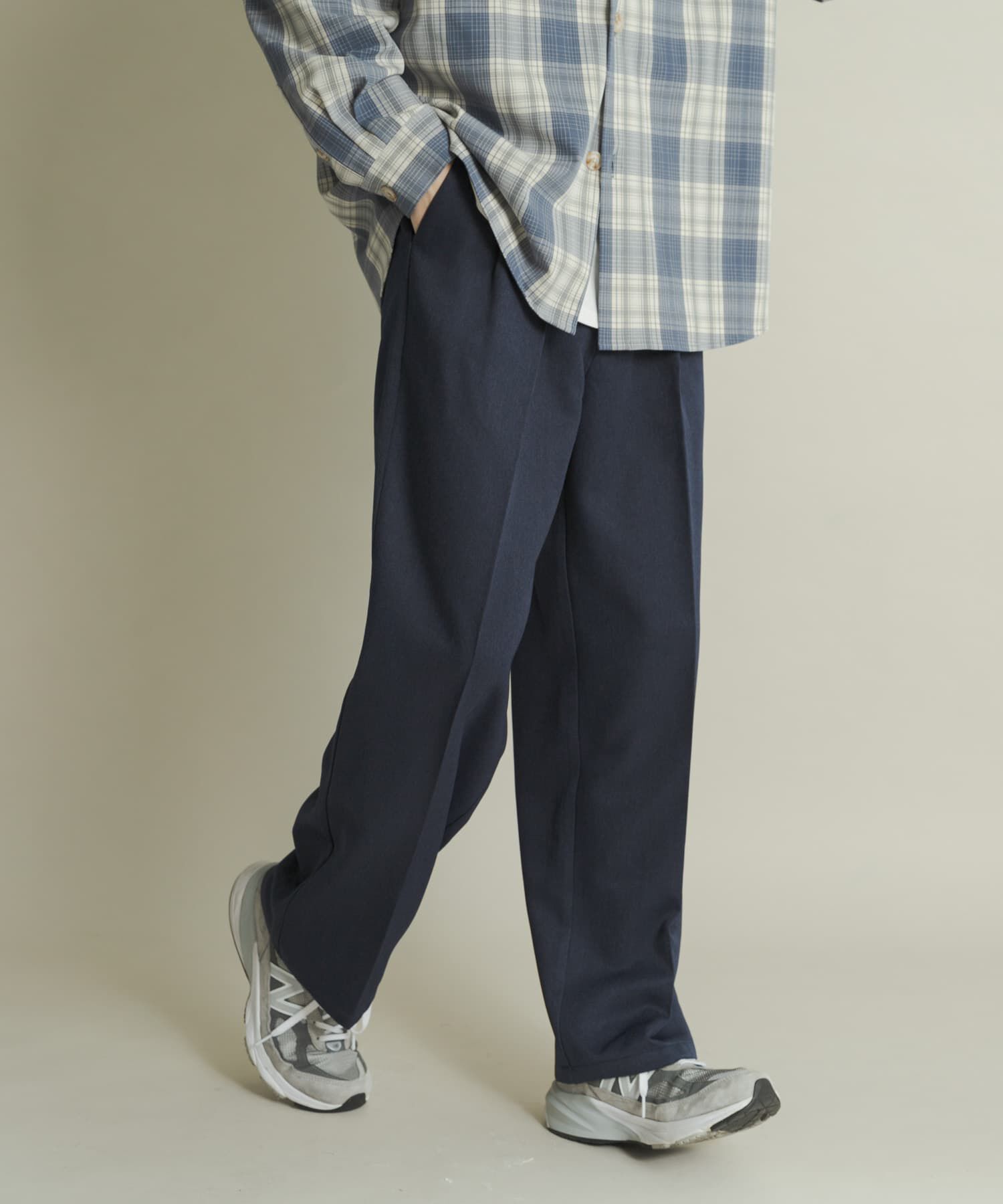 SENSE OF PLACE by URBAN RESEARCH「ウールライクダブルタックワイドパンツ」|その他|