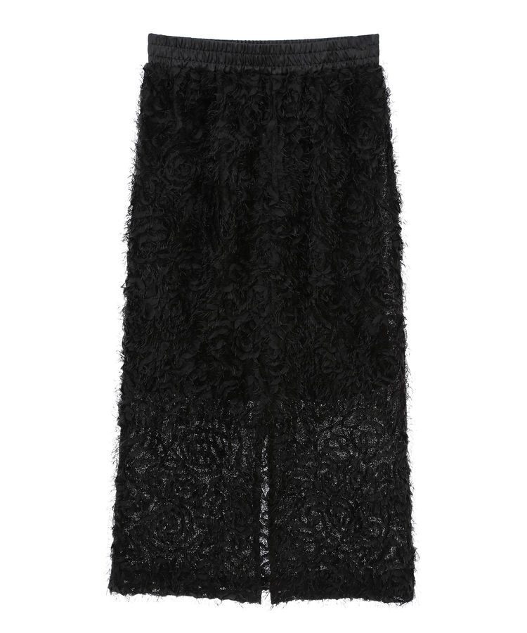 earth music&ecology「フラワーチュールナロースカート」|タイト|