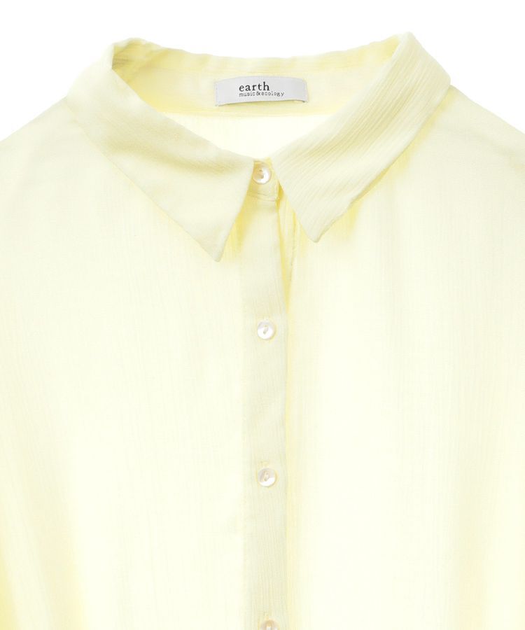 earth music&ecology「レーヨンクレープドロストシャツ」|シャツ・ブラウス|