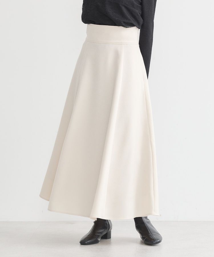 earth music&ecology「バックレースアップスカート」|フレア|