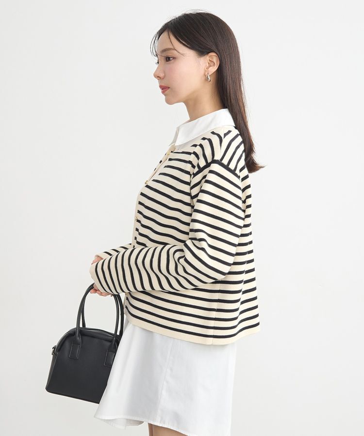 earth music&ecology「スポンディッシュポケット付きカーディガン」|カーディガン|