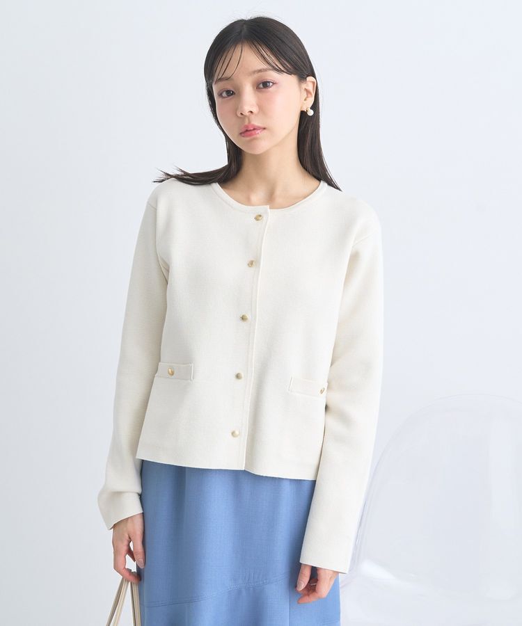 earth music&ecology「スポンディッシュポケット付きカーディガン」|カーディガン|