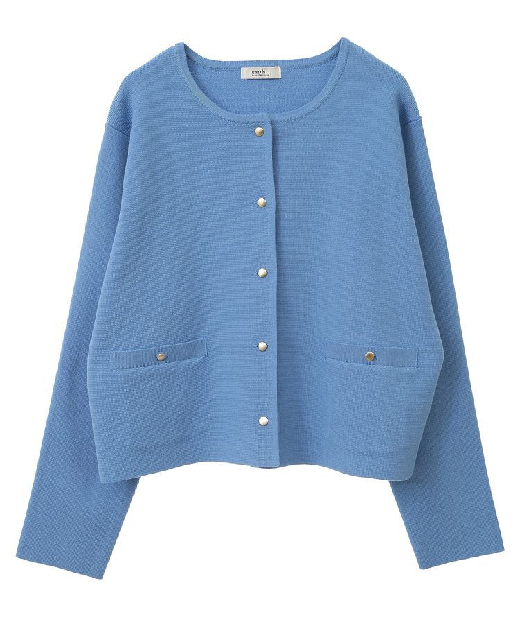earth music&ecology「スポンディッシュポケット付きカーディガン」|カーディガン|