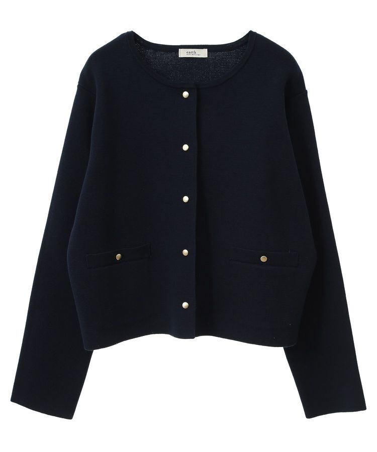 earth music&ecology「スポンディッシュポケット付きカーディガン」|カーディガン|