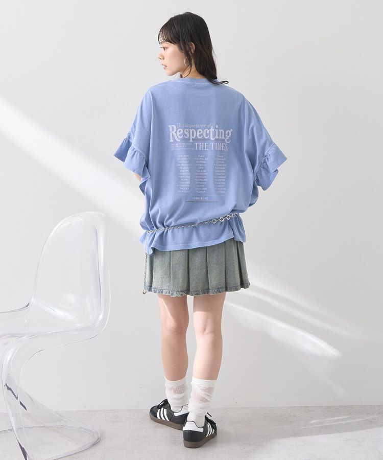 earth music&ecology「ピグメントフリルプルオーバー」|Tシャツ・カットソー|