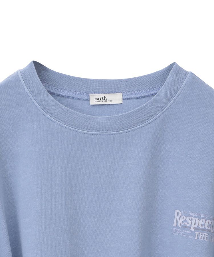 earth music&ecology「ピグメントフリルプルオーバー」|Tシャツ・カットソー|