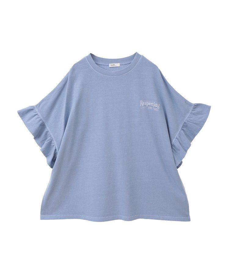 earth music&ecology「ピグメントフリルプルオーバー」|Tシャツ・カットソー|