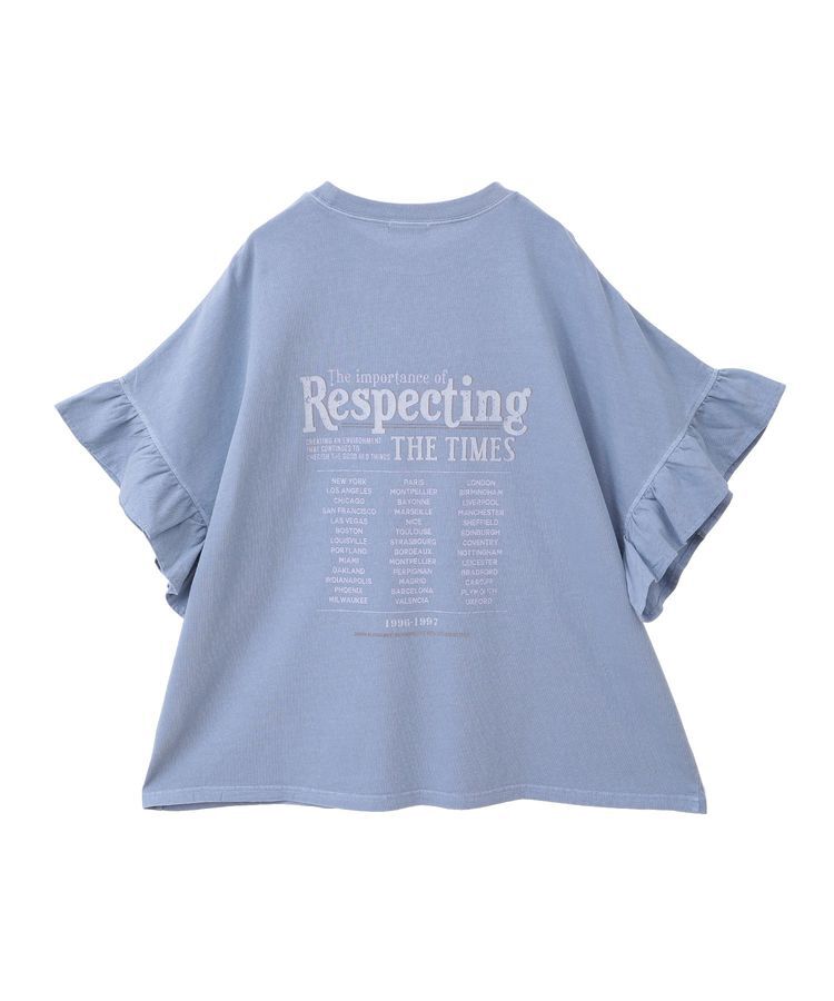 earth music&ecology「ピグメントフリルプルオーバー」|Tシャツ・カットソー|