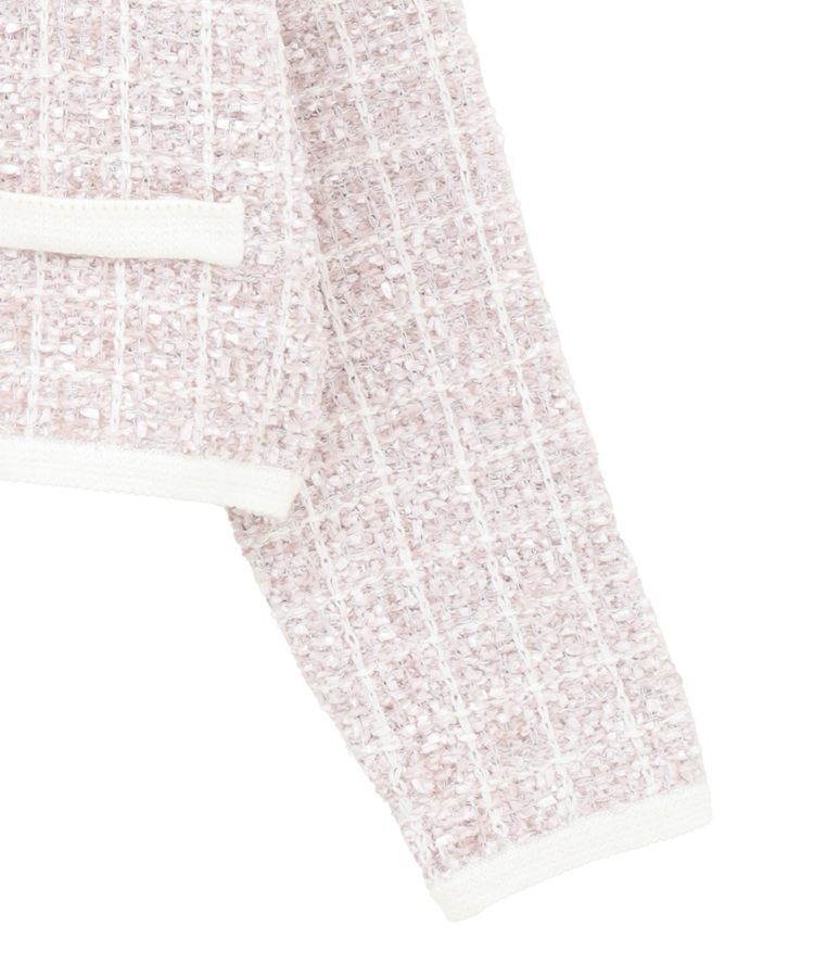 Maison de FLEUR Petite Robe「ツイードニットカーディガン」|カーディガン|