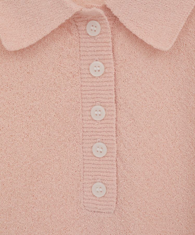 AMERICAN HOLIC「ブークレ半袖ニットトップス」|ニット・セーター|