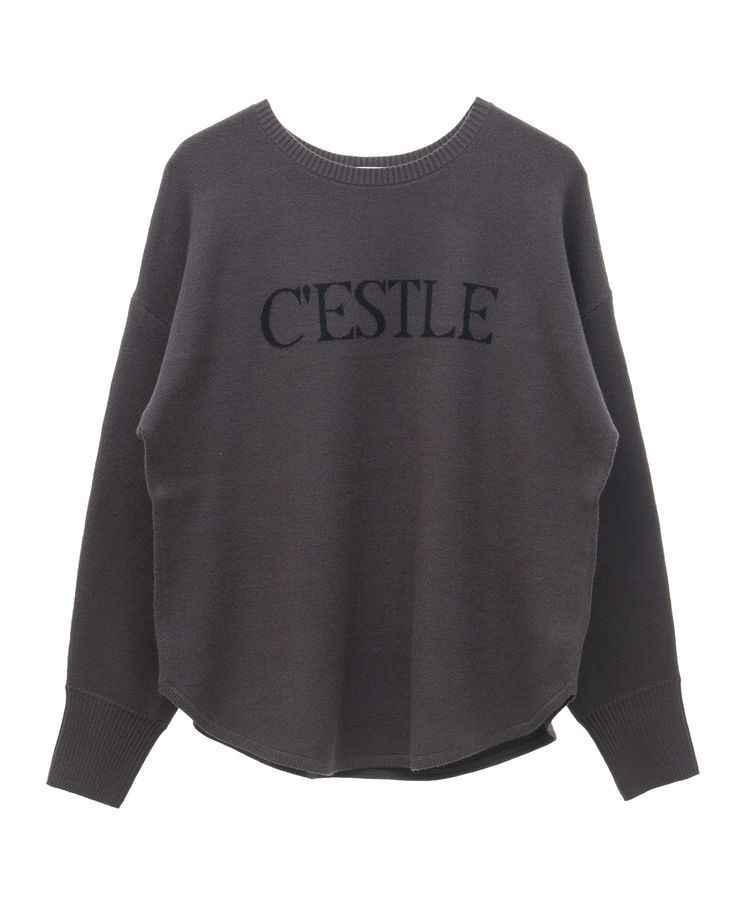 Green Parks「もちやわロゴニットプルオーバー」|ニット・セーター|