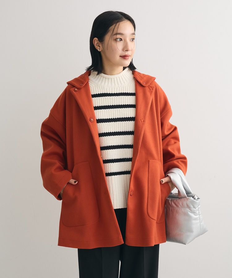 Green Parks「フード取り外しハーフコート」|その他|