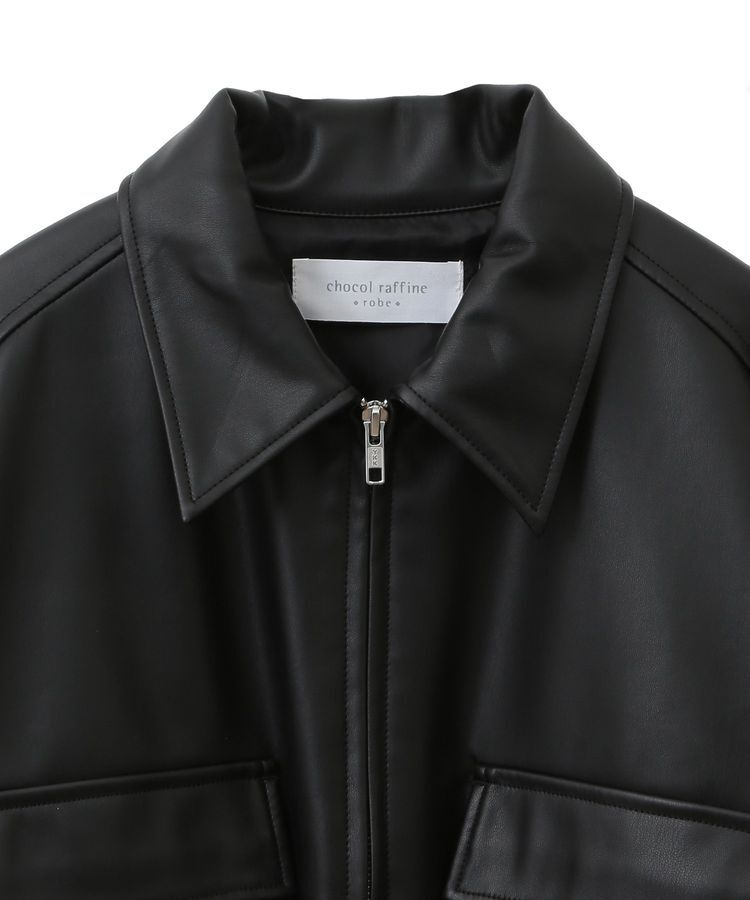 Green Parks「フェイクレザージャケット」|テーラードジャケット|