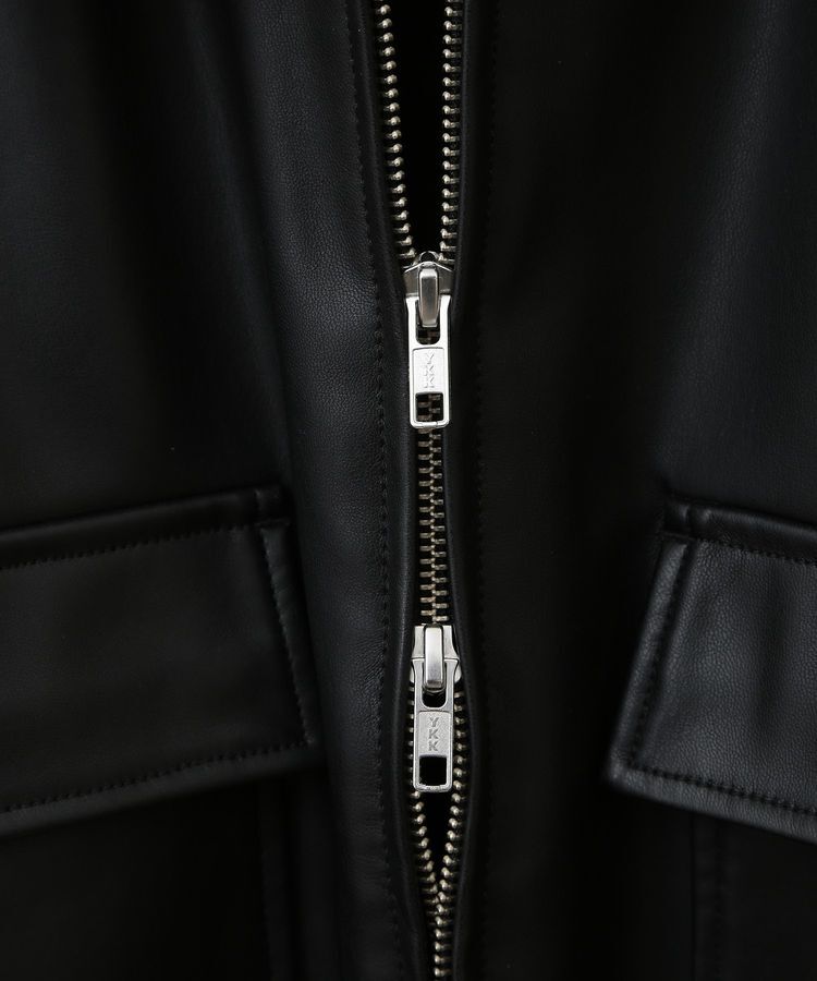 Green Parks「フェイクレザージャケット」|テーラードジャケット|