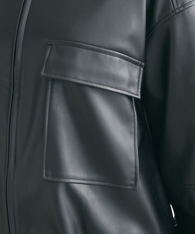 Green Parks「フェイクレザージャケット」|テーラードジャケット|