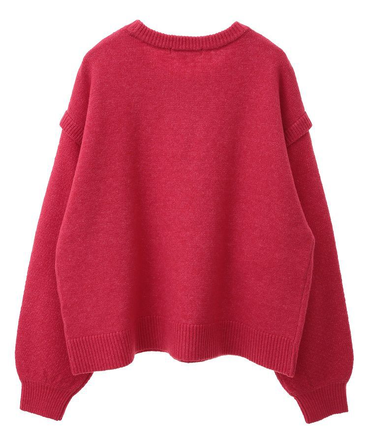 Green Parks「袖かのこニットプルオーバー」|ニット・セーター|