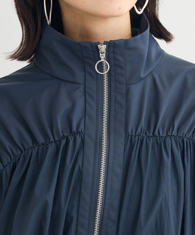 armonia「ギャザーナイロンブルゾン」|ブルゾン・スタジャン|