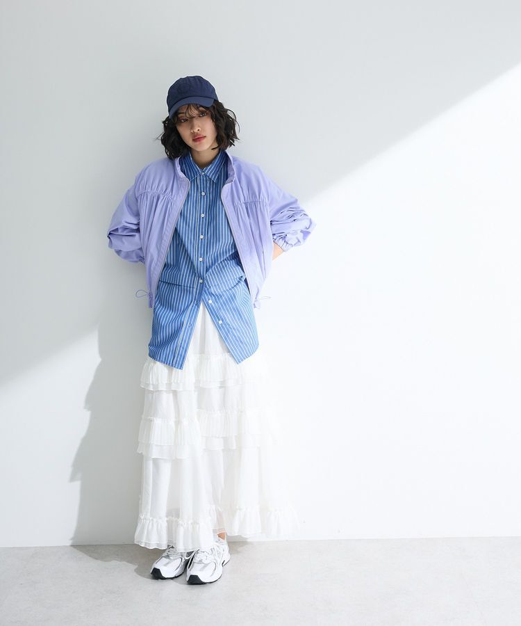 armonia「ギャザーナイロンブルゾン」|ブルゾン・スタジャン|