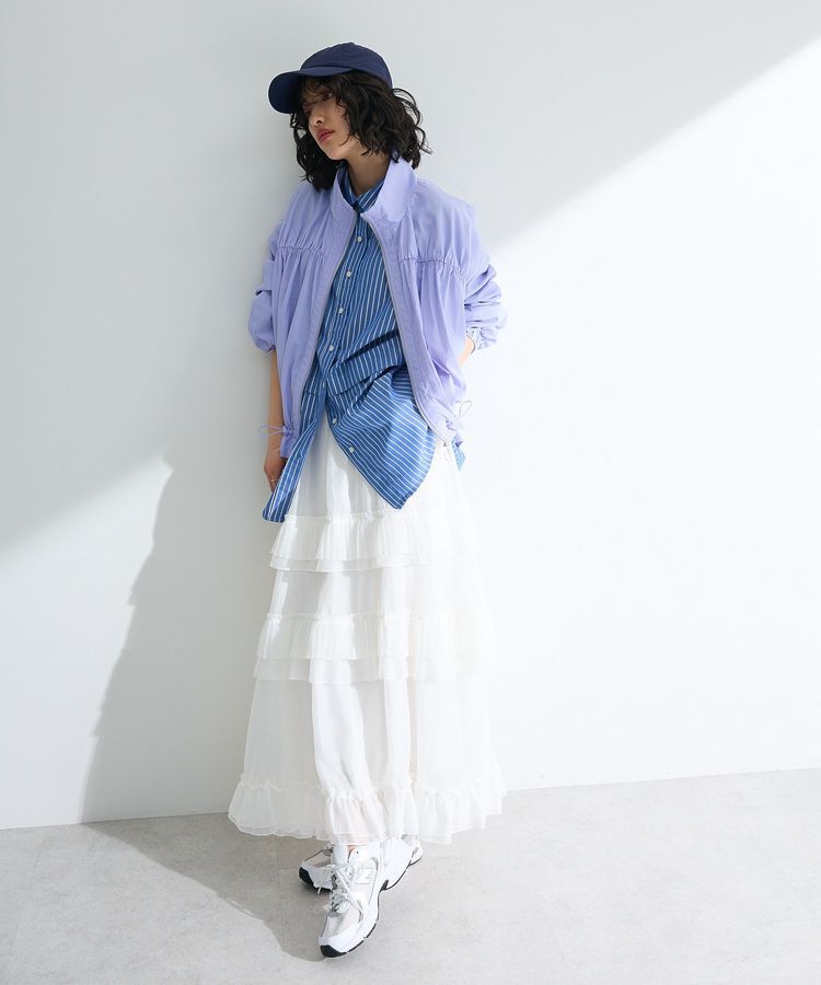 armonia「ギャザーナイロンブルゾン」|ブルゾン・スタジャン|