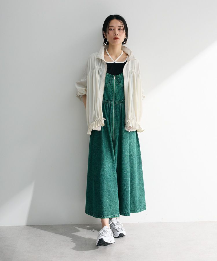 armonia「ギャザーナイロンブルゾン」|ブルゾン・スタジャン|