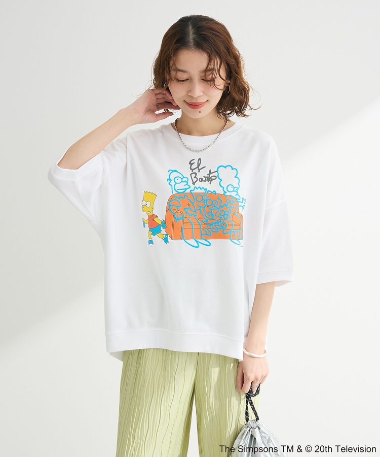 Green Parks「The Simpsons発泡プリントスウェット」|スウェット・ジャージ|White