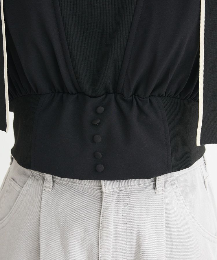 Green Parks「・swing by ショルダーリボンノースリーブ」|Tシャツ・カットソー|