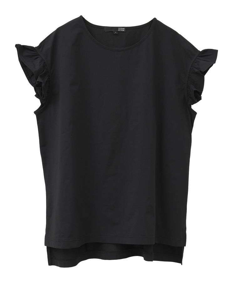 Green Parks「・SUGAR SPOON 【ラッシュガード】フリルTEE」|Tシャツ・カットソー|Black